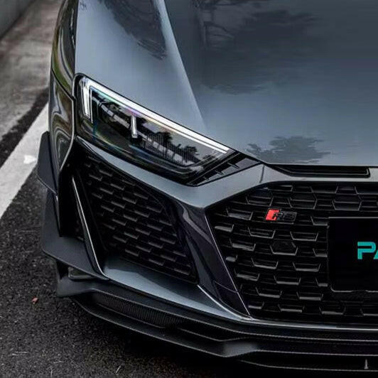 Paktechz Carbon Fiber Front Canards - Audi R8 (2019-2024).
