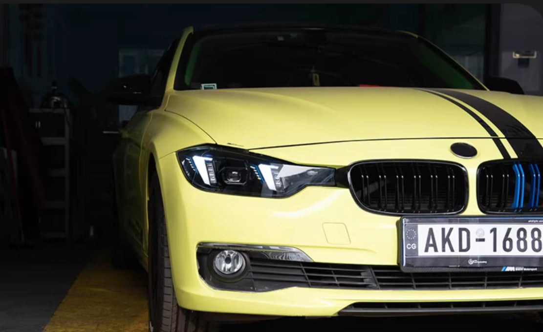 Snake Eyes V1 Style LED Headlights - BMW F30 3 Series