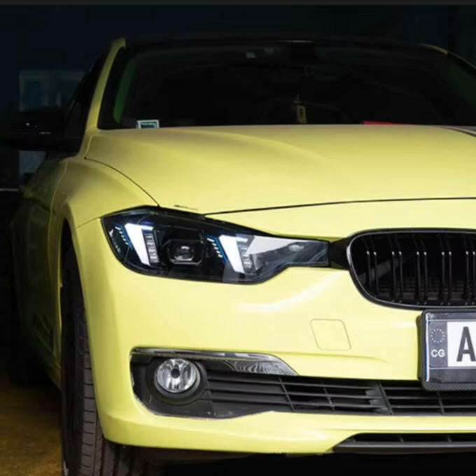 Snake Eyes V1 Style LED Headlights - BMW F30 3 Series.