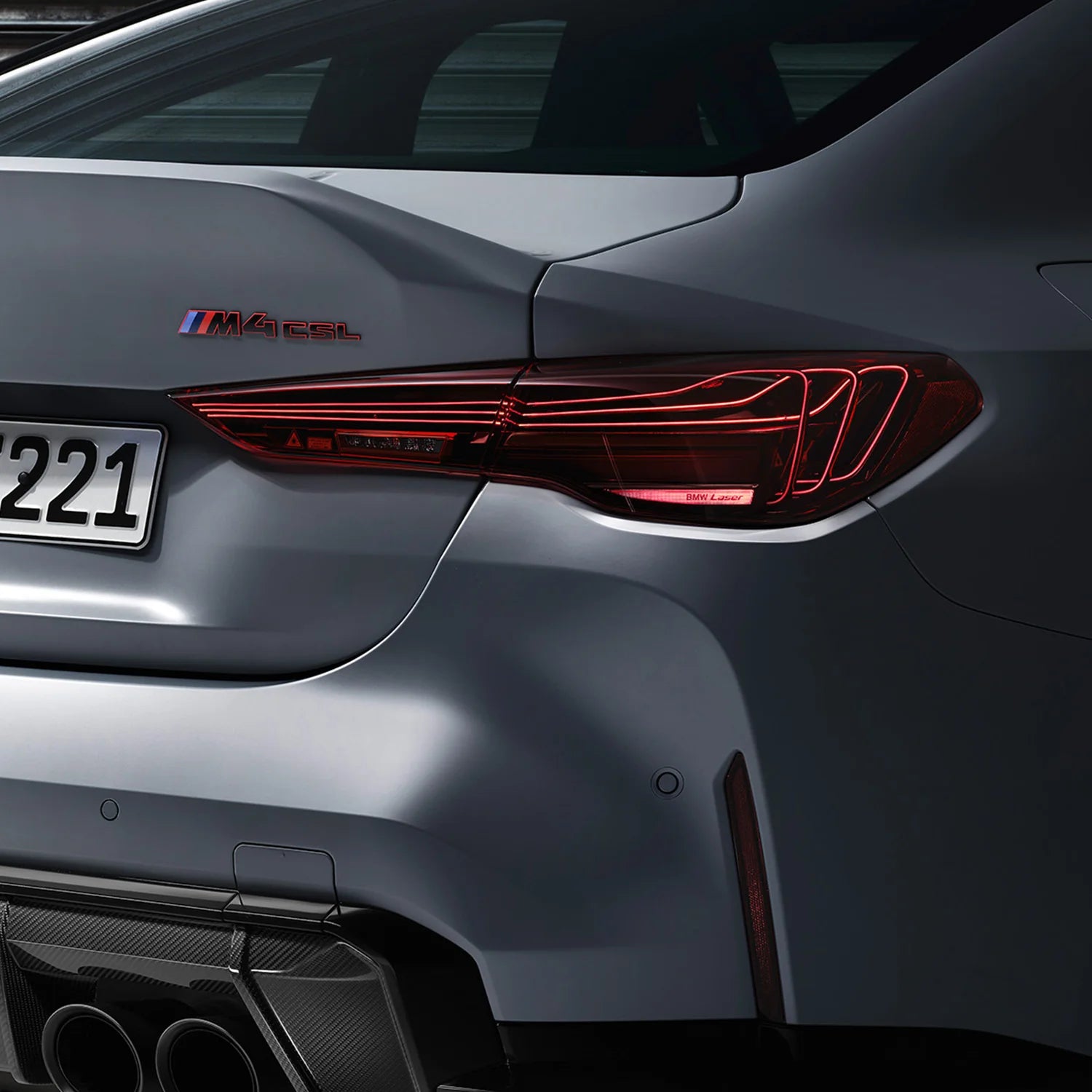 bmw m4 csl, shop the look rear