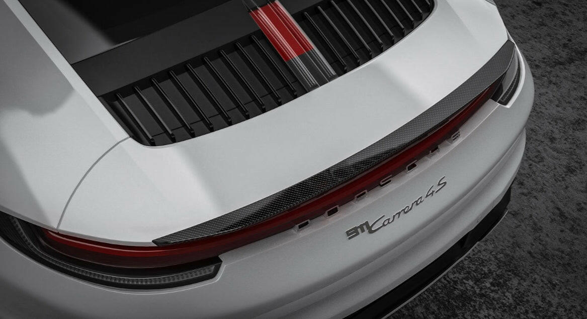 Paktechz Carbon Fiber Ducktail Spoiler - Porsche 911 Carrera S/4/4S (992.1).