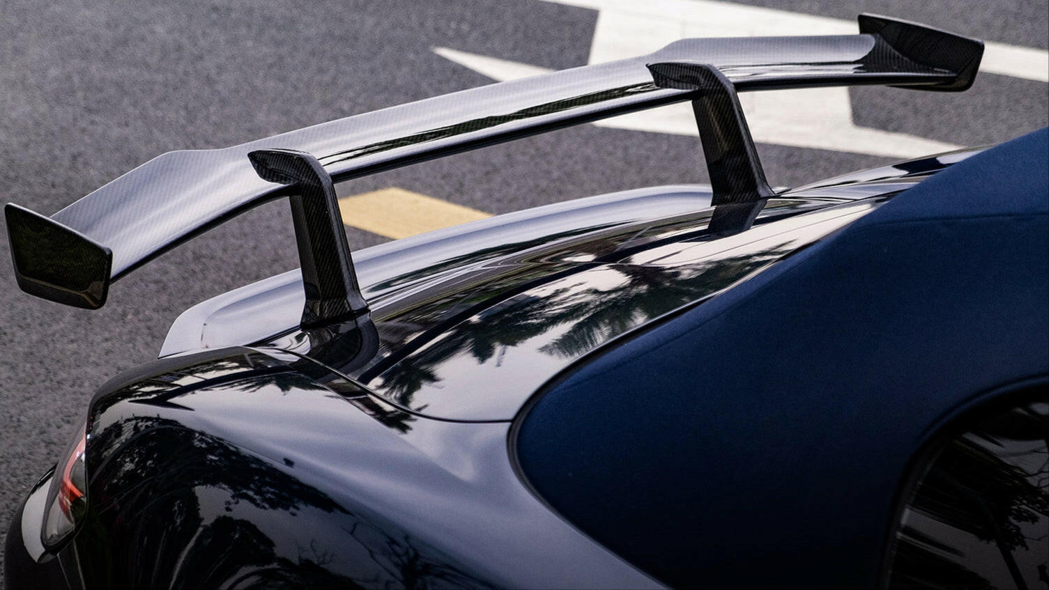 Paktechz Carbon Fiber Wing - Porsche Cayman | Boxster.