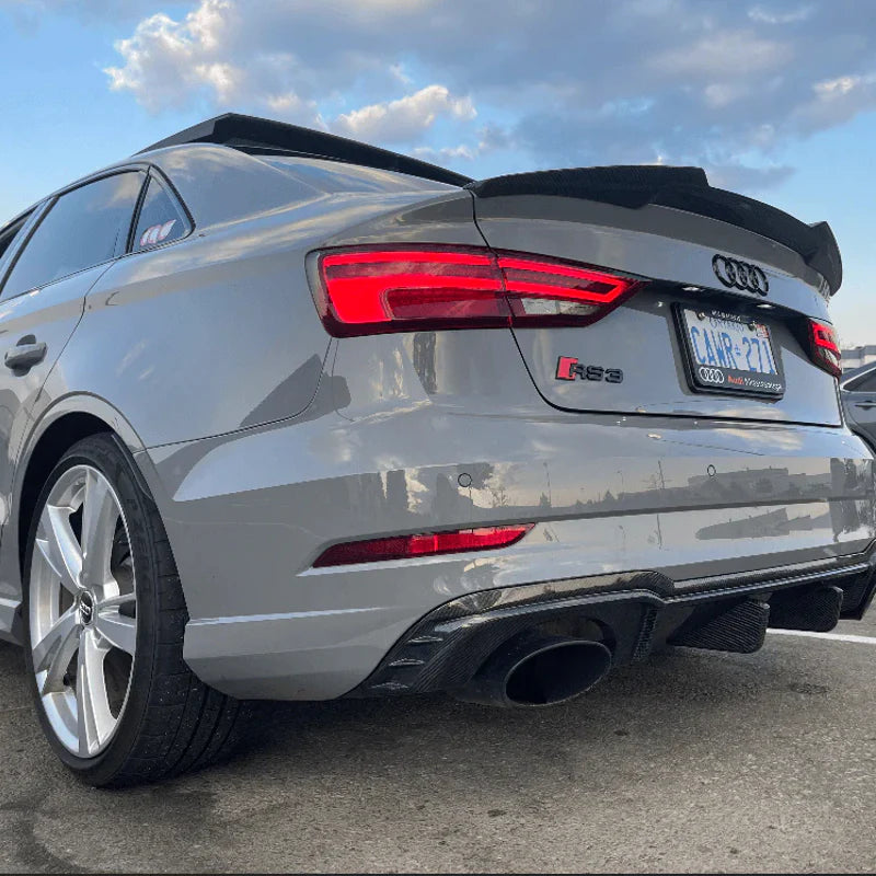 M4 Style Carbon Fiber Spoiler - A3/S3/RS3 (2014-2020).