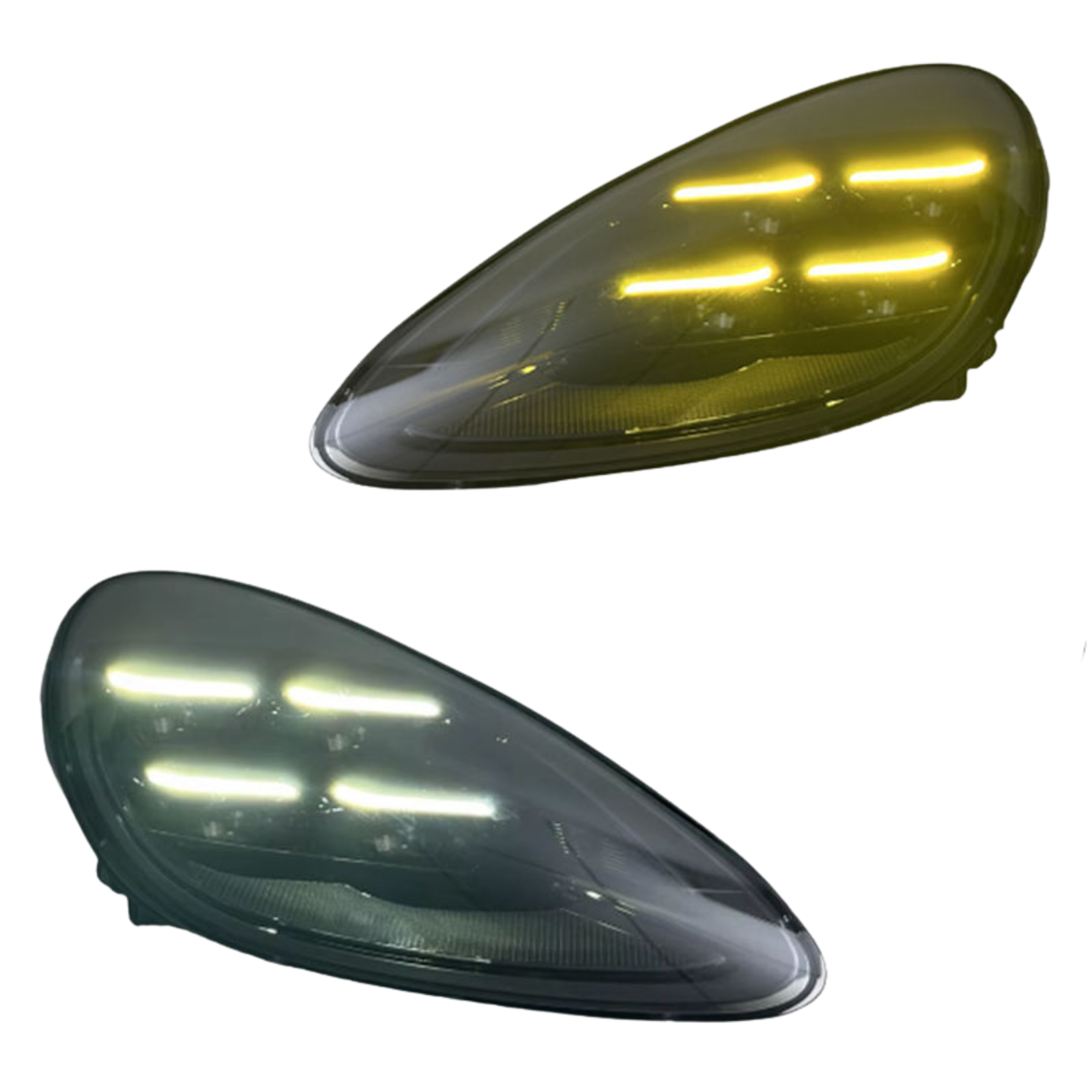 Dual-Color Matrix Style LED Headlights - Porsche Cayenne 958.1