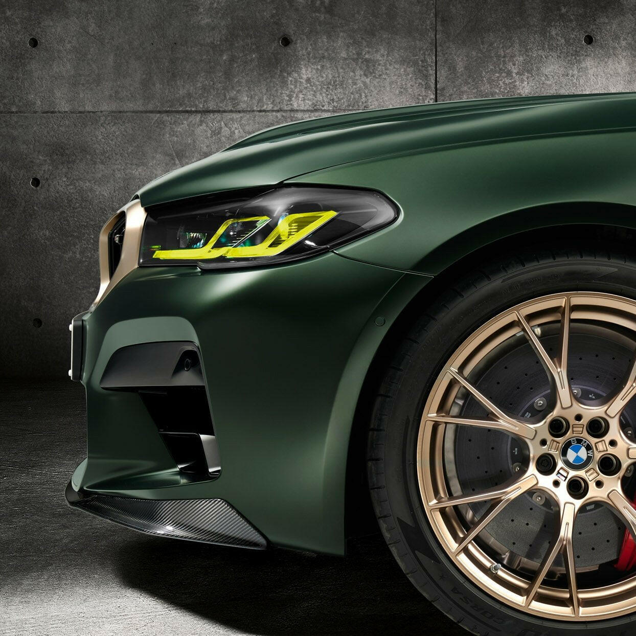 CS STYLE Carbon Fiber Front Lip - F90 M5 (LCI Only).