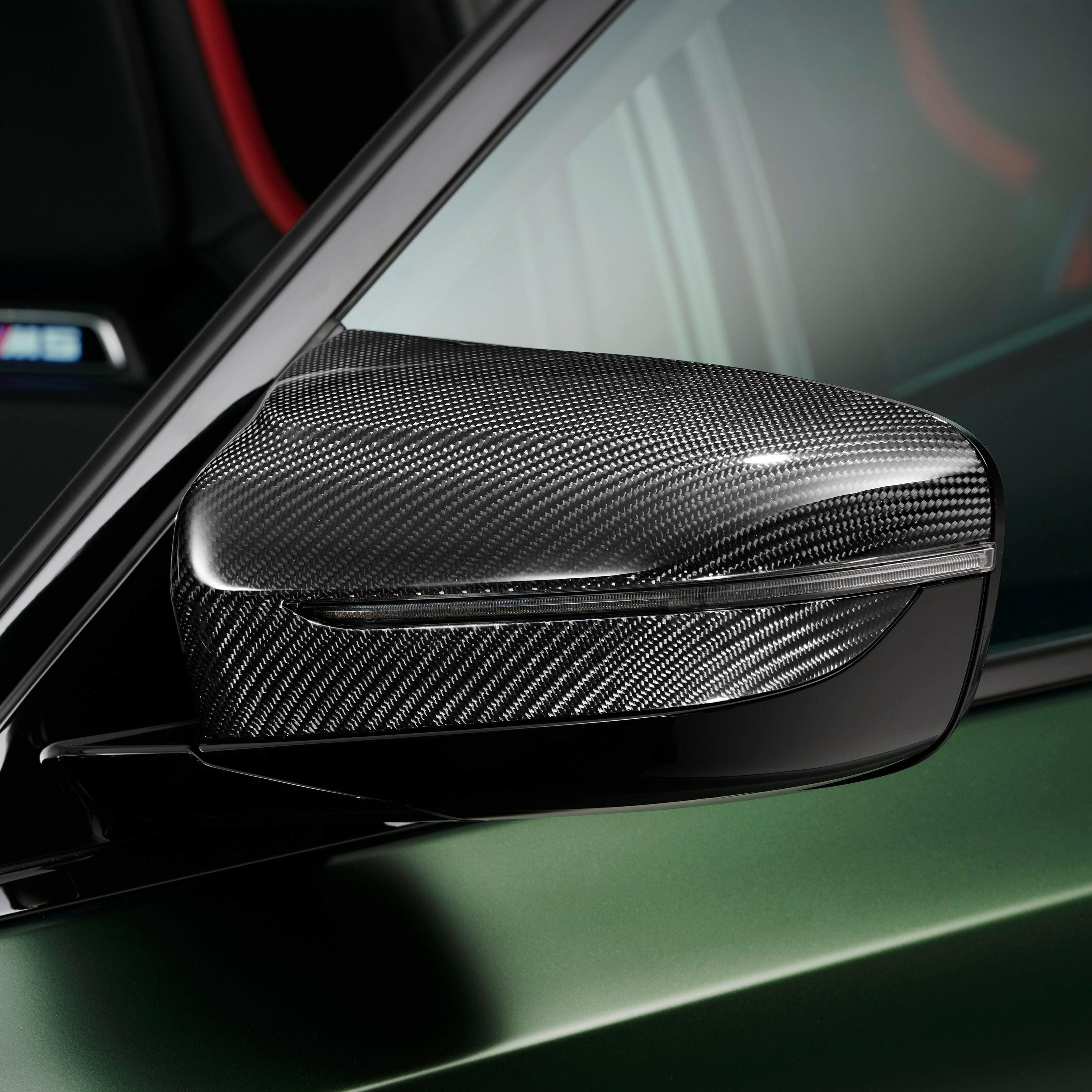 Carbon Fiber Mirror Caps - F90 M5.