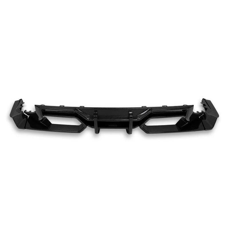 SQ Style 2 In 1 Carbon Fiber Diffuser And Splitters - G87 M2.