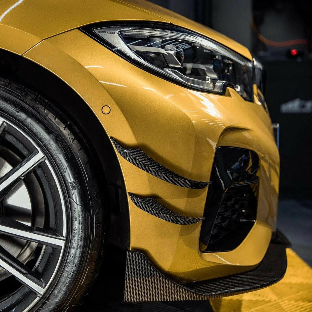 TK Style Carbon Fiber Front Canards - G20 3 Series Pre-LCI.