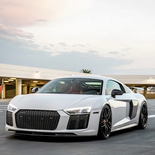 V Style Carbon Fiber Lip - Audi R8 (2016-2018) - Euro Auto Design