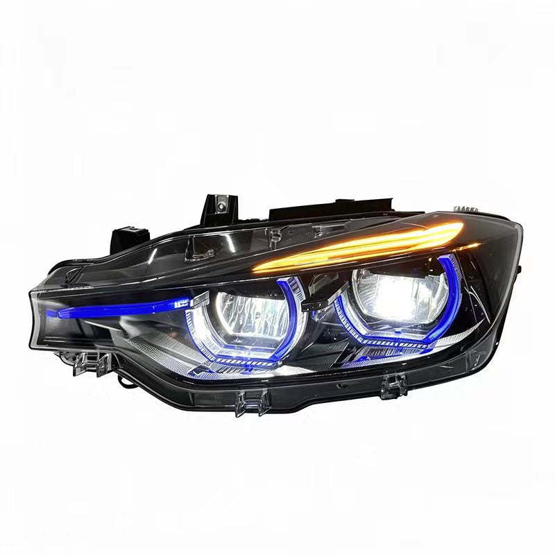Multi-Color RGB LCI Style LED Headlights - BMW F30 3 Series