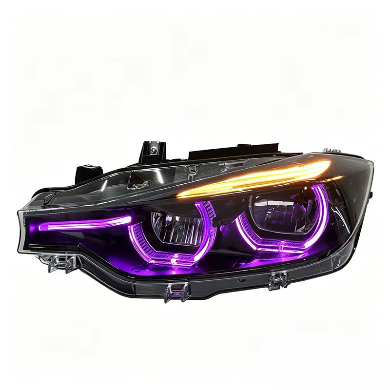Multi-Color RGB LCI Style LED Headlights - BMW F30 3 Series