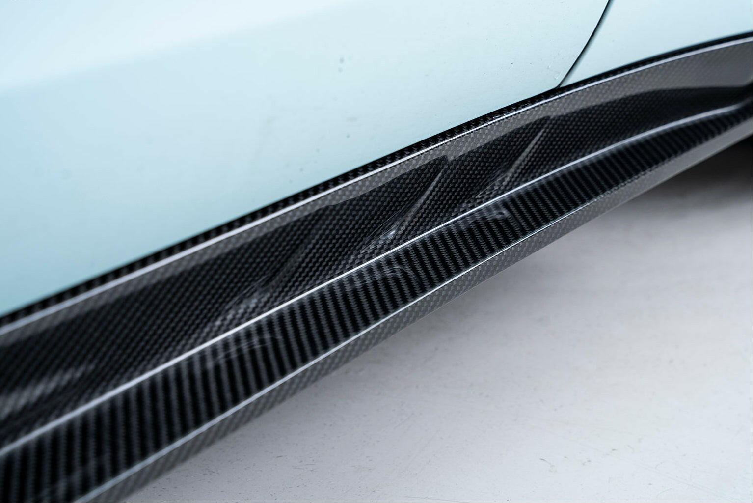 Paktechz Carbon Fiber Side Skirts - Porsche Panamera (971).