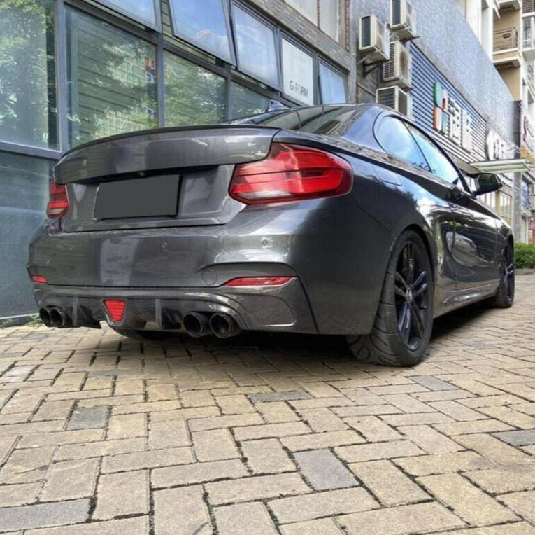 F1 LED Style Carbon Fiber Diffuser - F22/F23 2 Series.