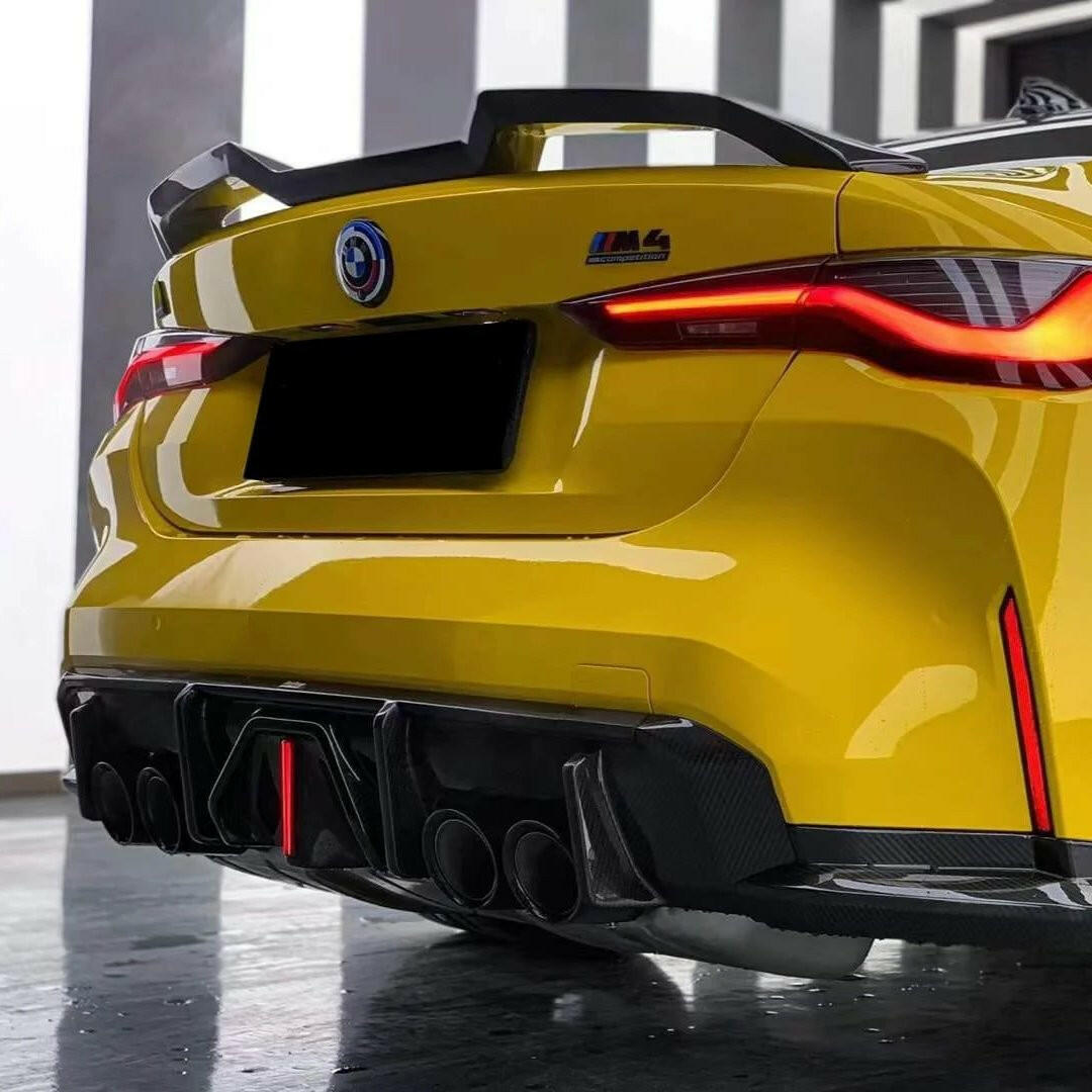 F1 Style V1 Carbon Fiber LED Fiber Diffuser - G80 M3 | G82/G83 M4.