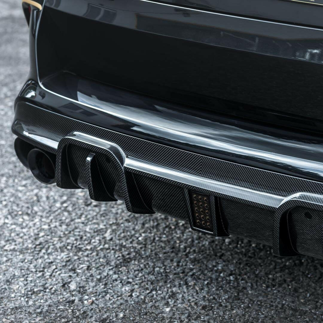 MT LED Style Carbon Fiber Rear Diffuser - F95 X5M (Pre-LCI).