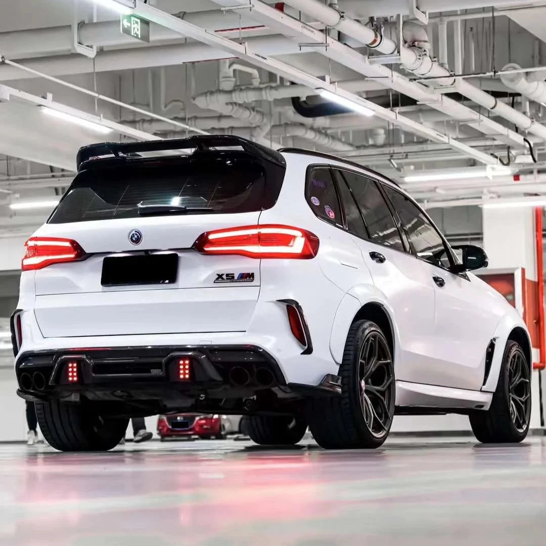 LD Style V2 w/ LED Carbon Fiber Rear Diffuser - F95 X5M (Pre-LCI).