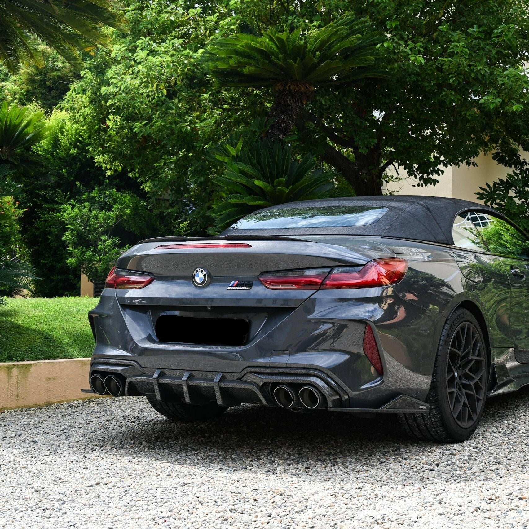 SQ Style Carbon Fiber Diffuser w/ Splitters - F91/F92/F93 M8.