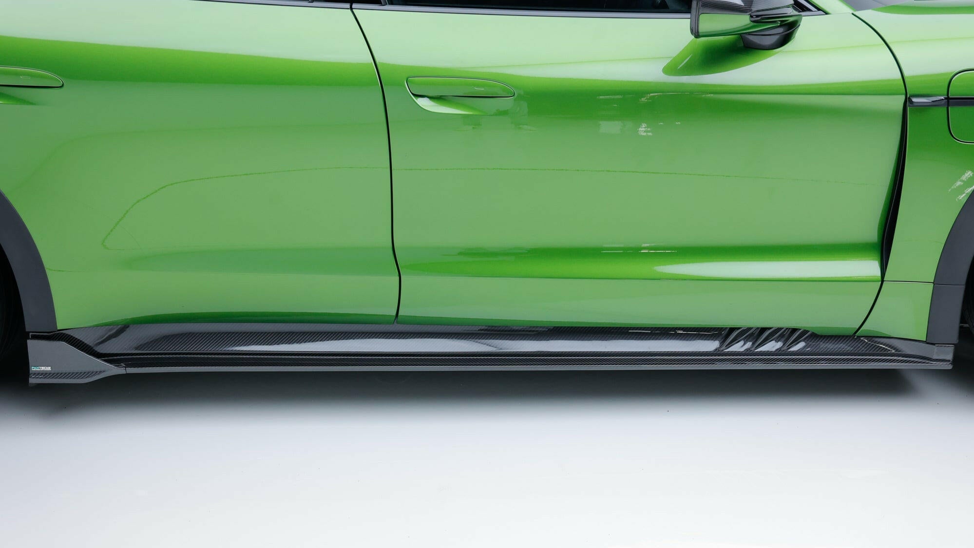 Paktechz Carbon Fiber Side Skirts - Porsche Taycan.