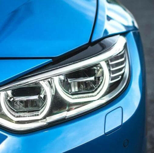 Carbon Fiber Headlight Eyebrow Cover Trim - F32/F33 4 Series.