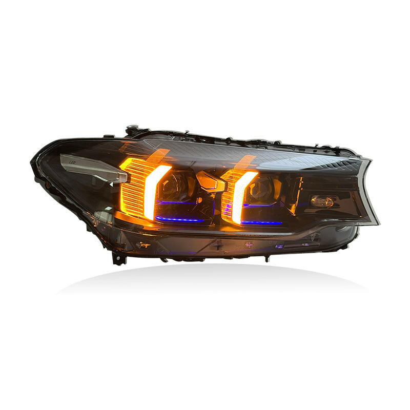 Snake Eyes Style LED Headlights - BMW F90 M5 & G30 5 Series (2018-2020).