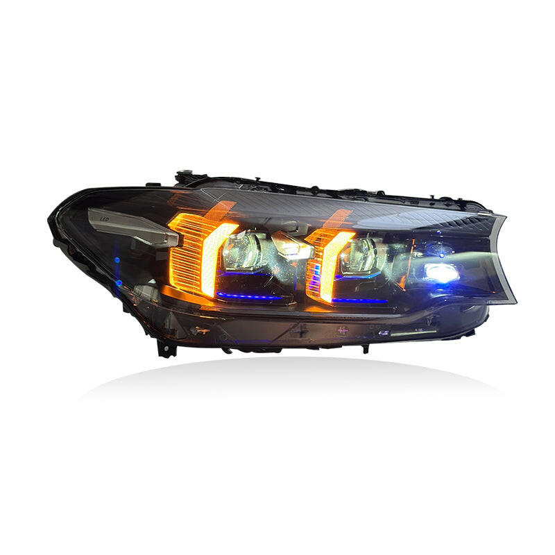Snake Eyes Style LED Headlights - BMW F90 M5 & G30 5 Series (2018-2020).