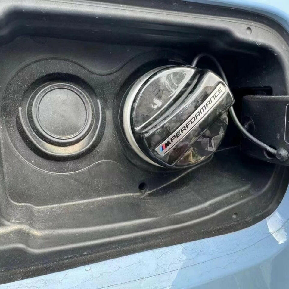 Universal BMW Carbon Fiber Gas Cap Cover.