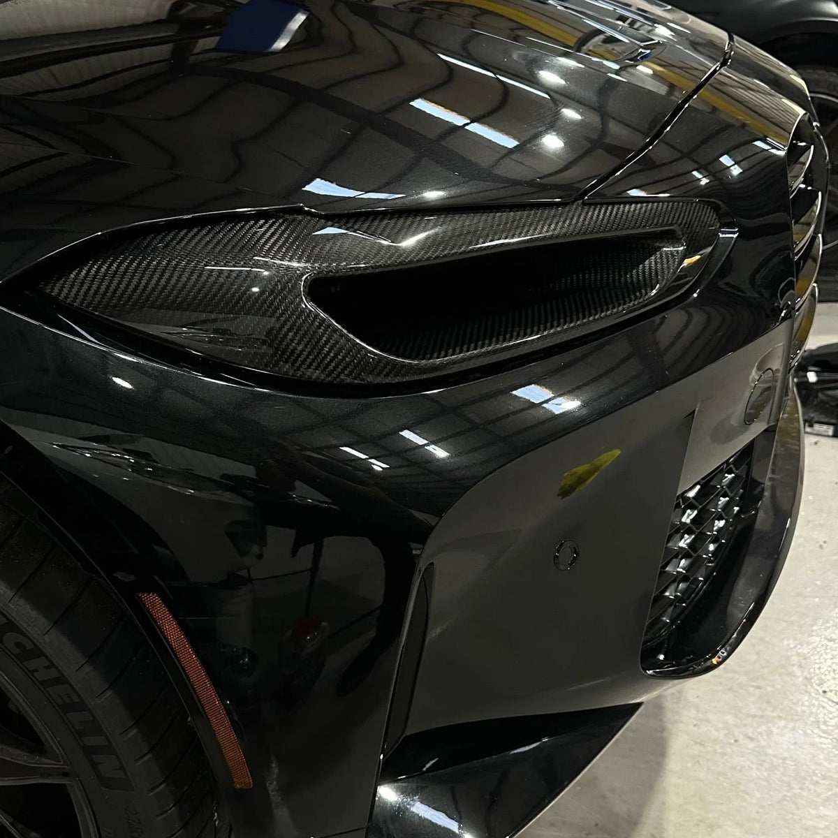 Carbon Fiber Headlight Delete - BMW G80 M3 | G82 M4