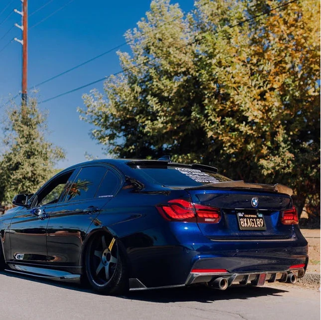 F1 LED Style Carbon Fiber Diffuser - F30 3 Series - Euro Auto Design