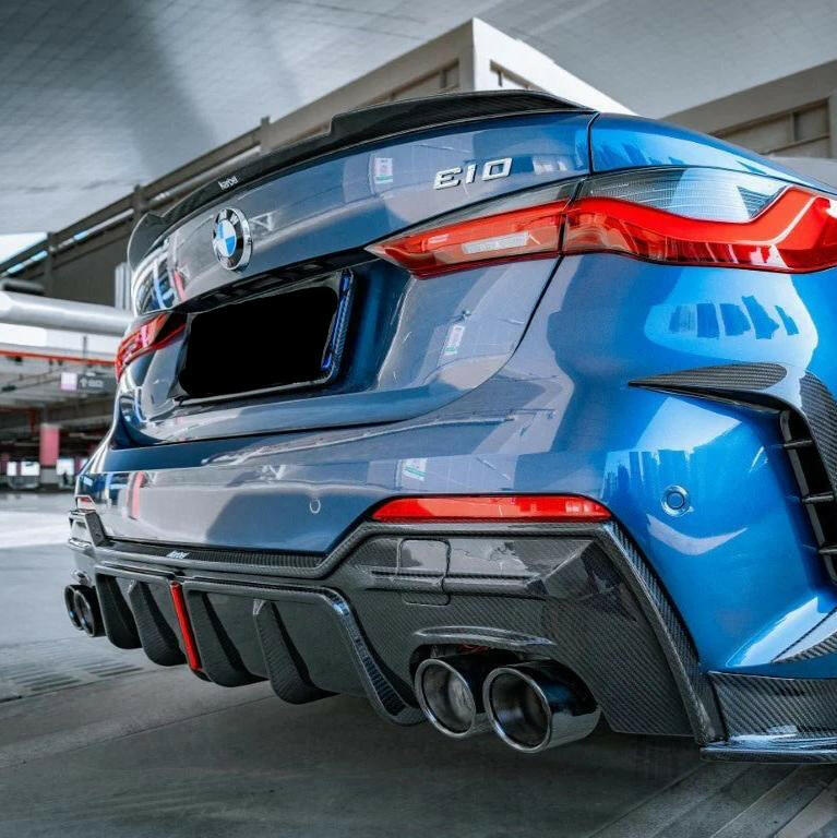 KB Style 2 In 1 Led Carbon Fiber Diffuser And Splitters - G22/G23 4 Series.