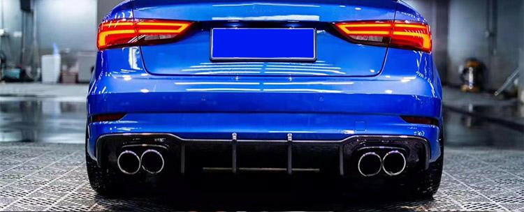 KB Style Carbon Fiber Diffuser - Audi S3 | A3 S-Line 8V.