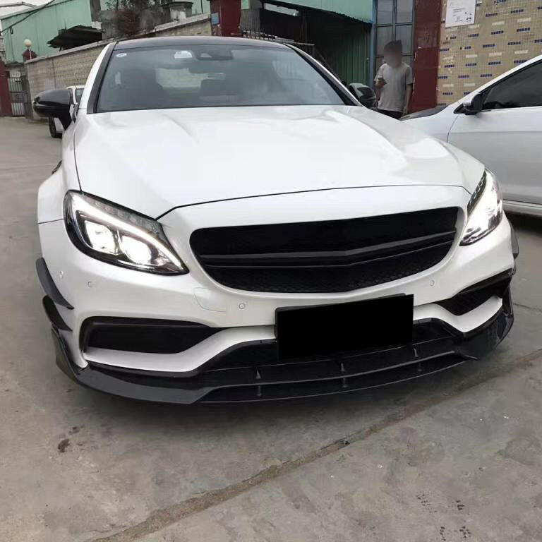 BRBS Style Carbon Fiber Front Lip - C205/W205 AMG C63.