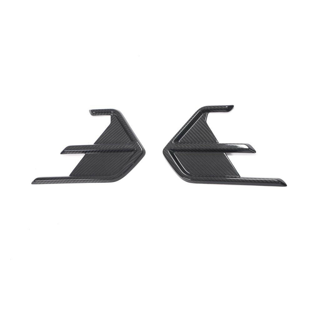 Euro Auto Style V1 Carbon Fiber Rear Bumper Canards - Audi R6/RS7 C8.