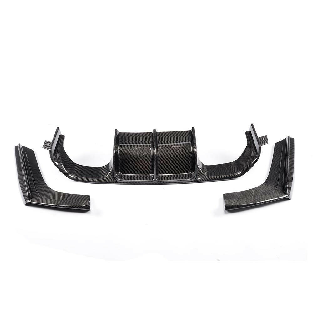2 In 1 V STYLE Carbon Fiber Diffuser And Splitters - F80 M3 | F82/F83 M4.