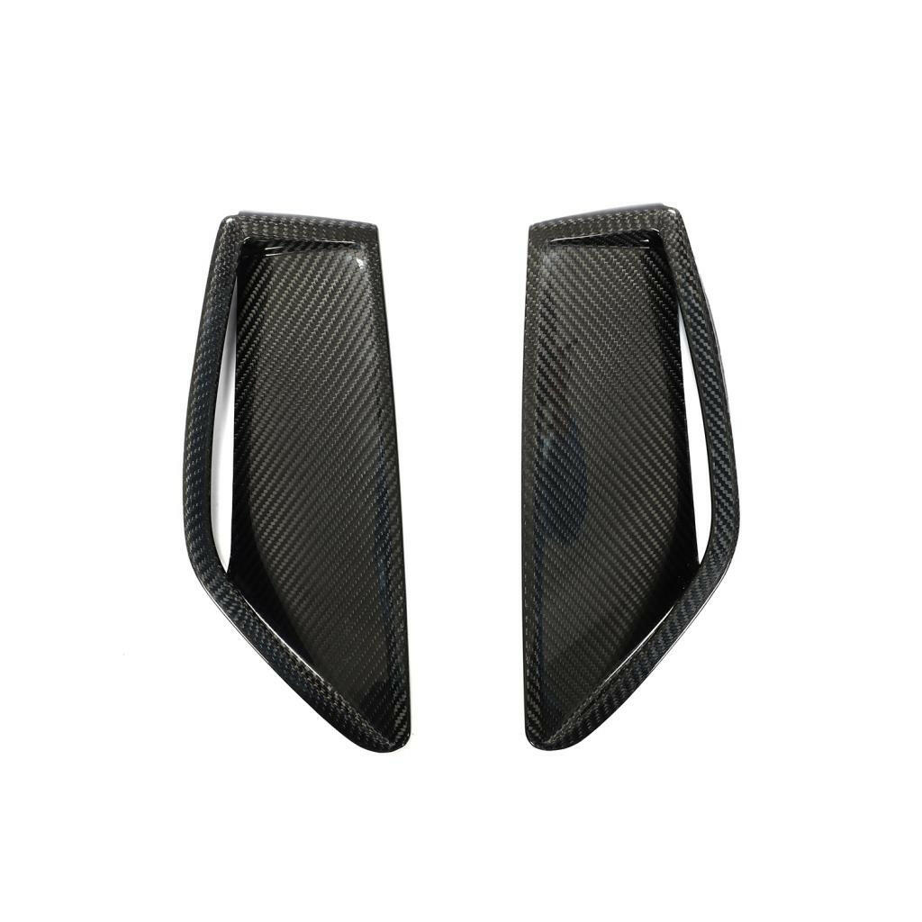Carbon Fiber V1 Front Air Vent Trim - Audi RS6/RS7 C8.