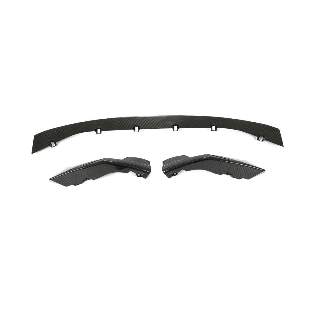 3 Piece M Style Carbon Fiber Front Lip - G80 M3 | G82/G83 M4 - Euro Auto Design