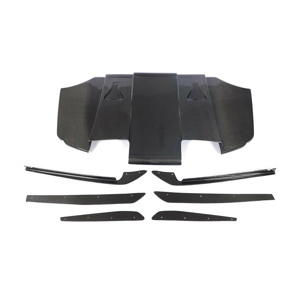 Varis Style Carbon Fiber Rear Diffuser Set - E92 M3.