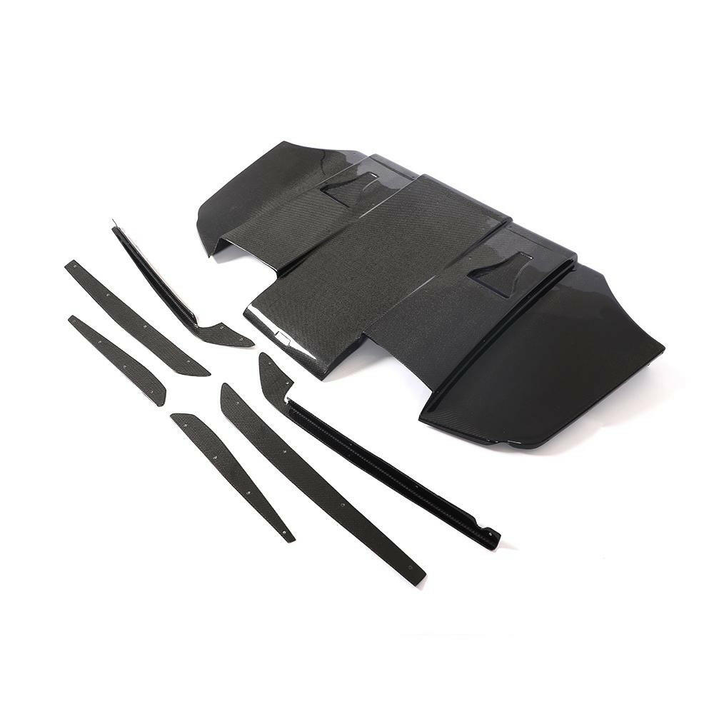 Varis Style Carbon Fiber Rear Diffuser Set - E92 M3.