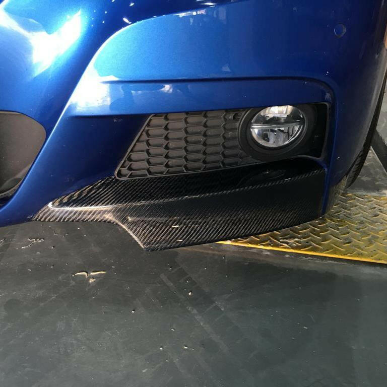 MP Style Carbon Fiber Front Splitters - F30 3 Series.
