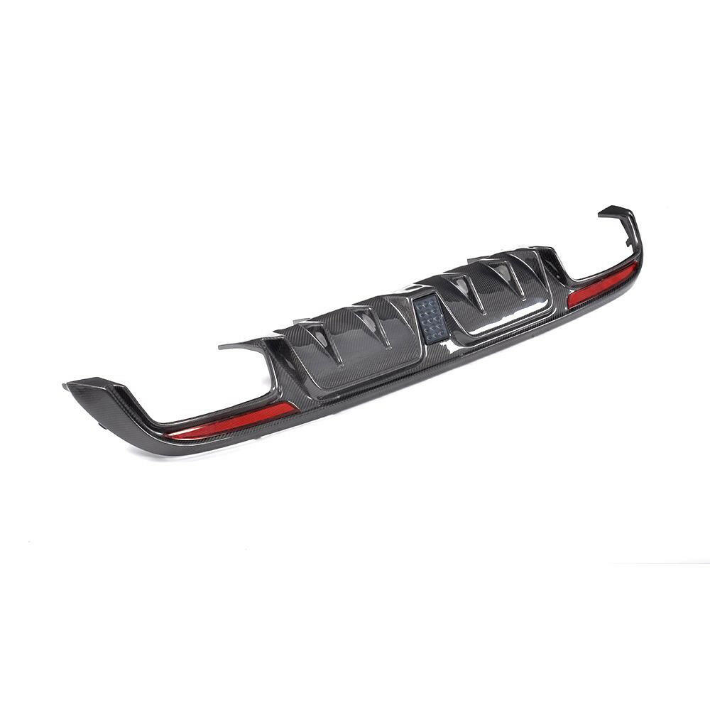 BRBS Style Carbon Fiber Diffuser - W205 AMG C63 Sedan.