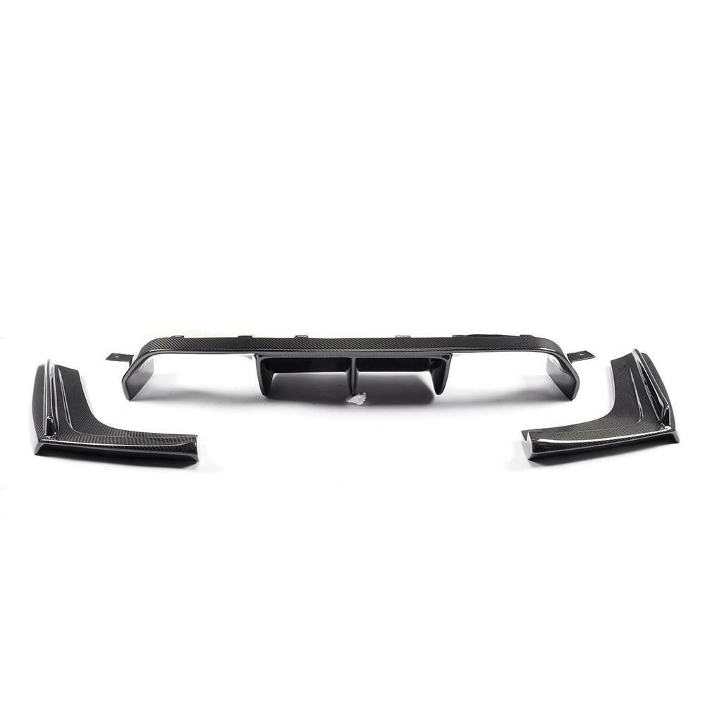 2 In 1 V STYLE Carbon Fiber Diffuser And Splitters - F80 M3 | F82/F83 M4.