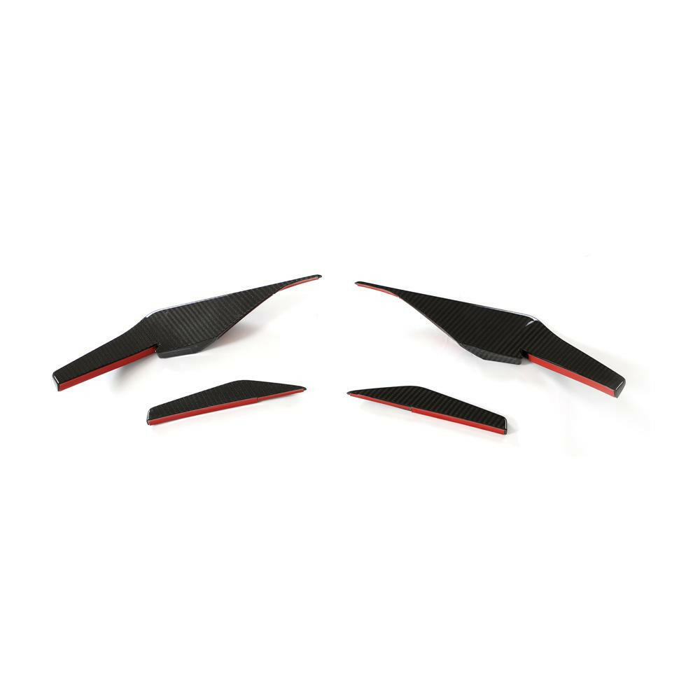 Performance Style Carbon Fiber Front Canards - Audi R8 (2019-2024).
