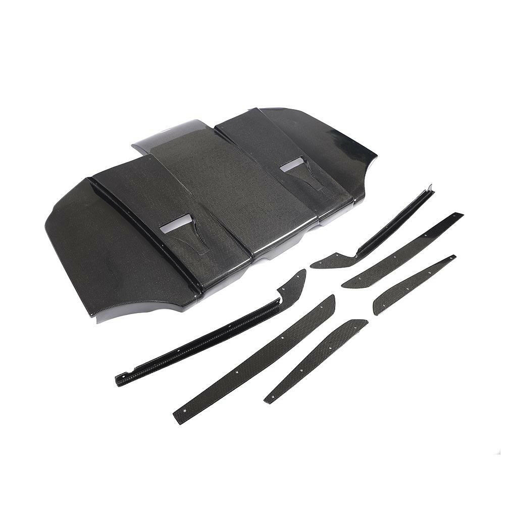 Varis Style Carbon Fiber Rear Diffuser Set - E92 M3.