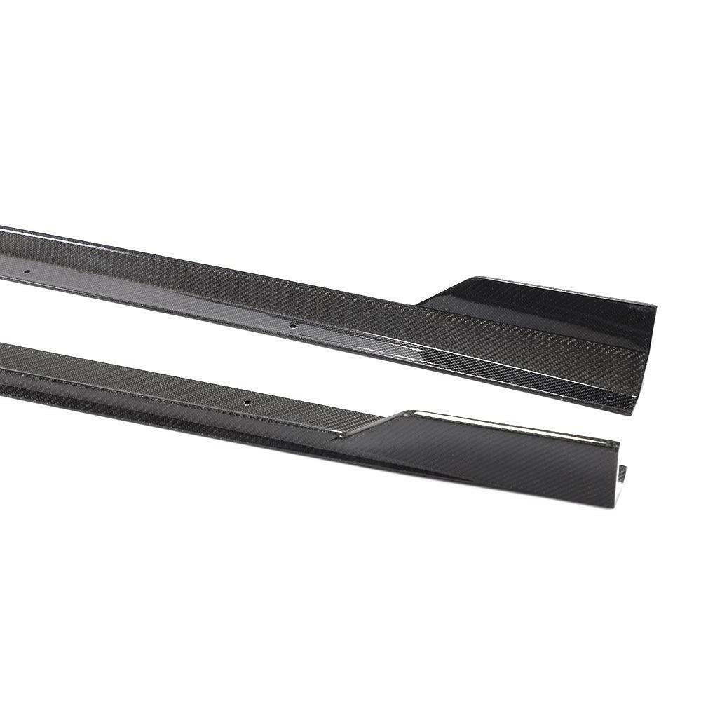 Euro Auto Style V2 Carbon Fiber Side Skirts - Audi RS3 (2017-2020).