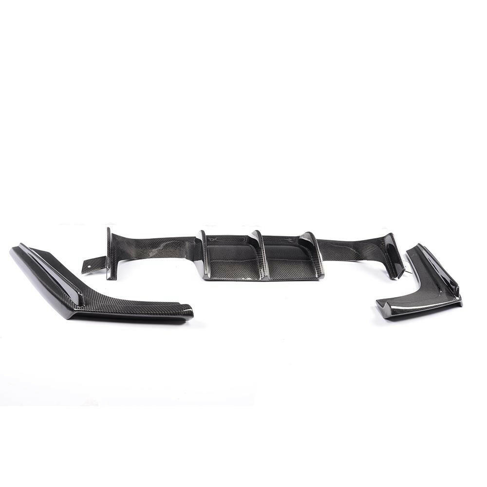 2 In 1 V STYLE Carbon Fiber Diffuser And Splitters - F80 M3 | F82/F83 M4.