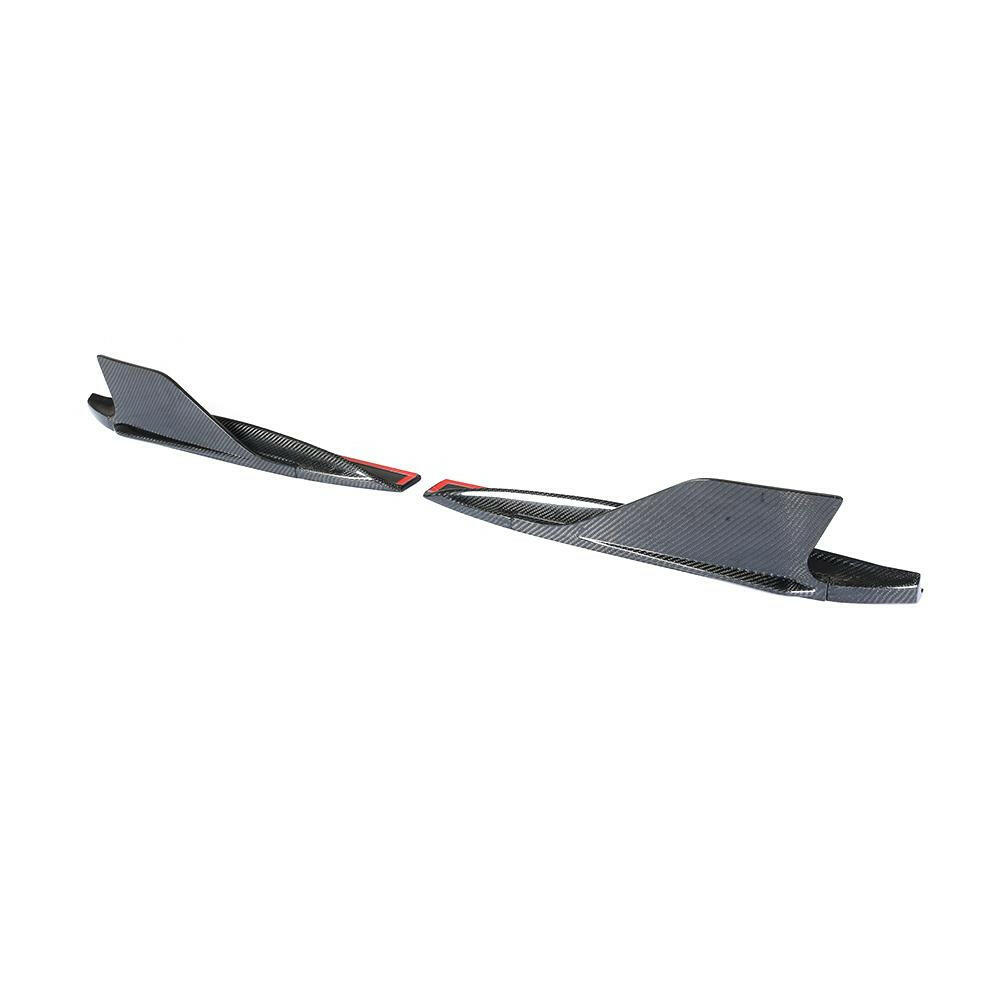 Carbon Fiber Side Skirt Fins - Audi R8 (2016-2018).