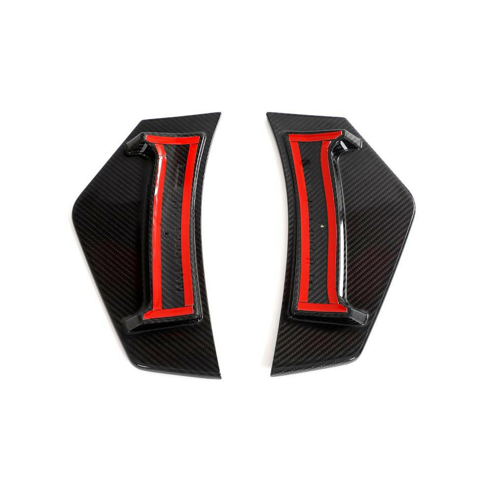 Carbon Fiber Rear Bumper Side Vent Trim - Audi R8 (2019-2024).