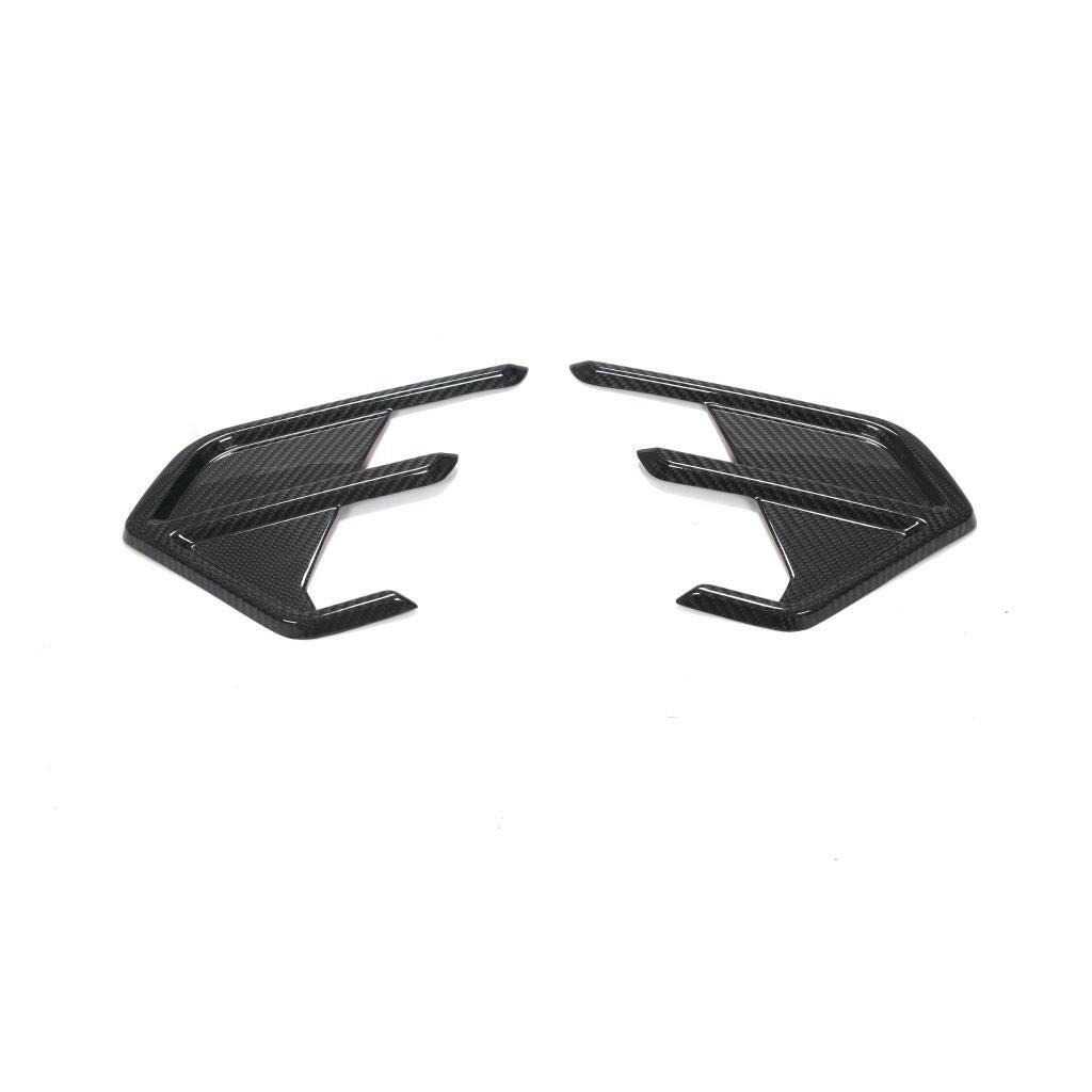 Euro Auto Style V1 Carbon Fiber Rear Bumper Canards - Audi R6/RS7 C8.