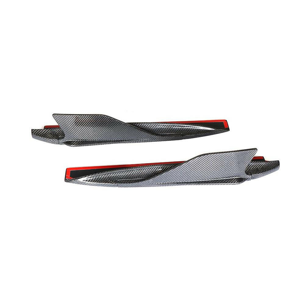 Carbon Fiber Side Skirt Fins - Audi R8 (2016-2018).
