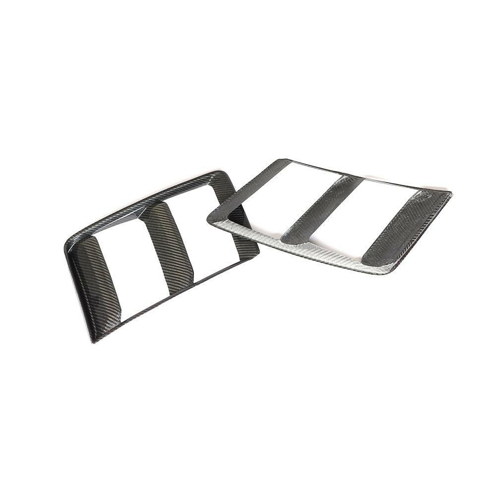 Carbon Fiber Front Bumper Air Vent Trim - Audi R8 (2016-2018).