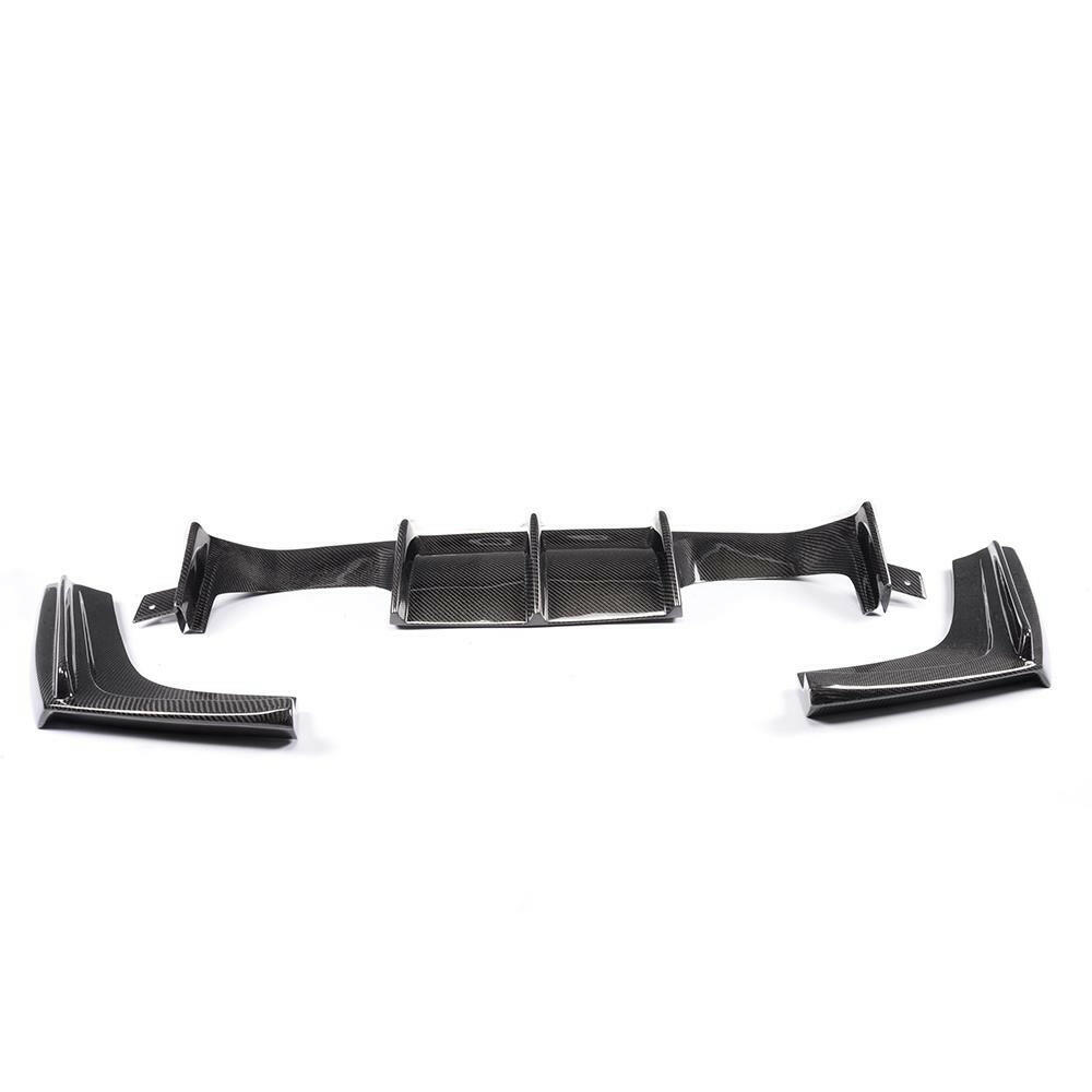 2 In 1 V STYLE Carbon Fiber Diffuser And Splitters - F80 M3 | F82/F83 M4.